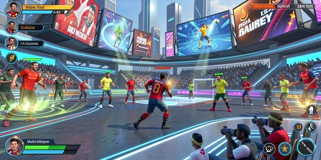 Pengalaman multiplayer seru bersama teman-teman.