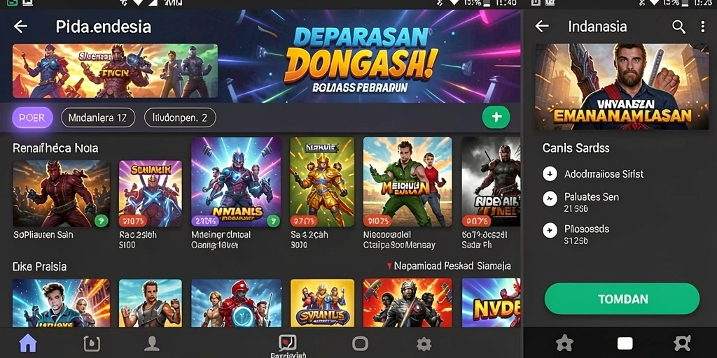 Grafis yang memukau dan detail.