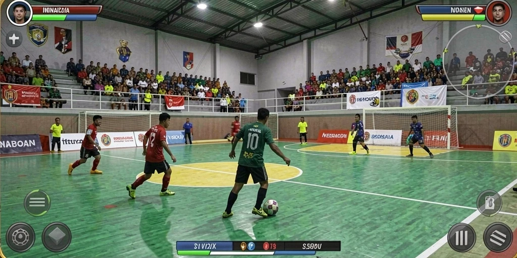 Screenshot dengan imersi grafis yang kaya dan berwarna.