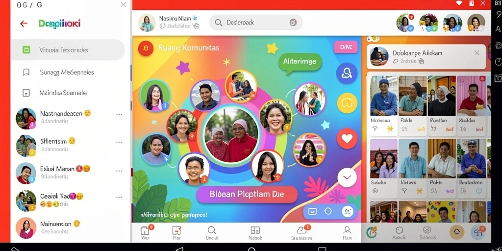 Ilustrasi turnamen dengan pemain yang bersaing di PANDORA88.