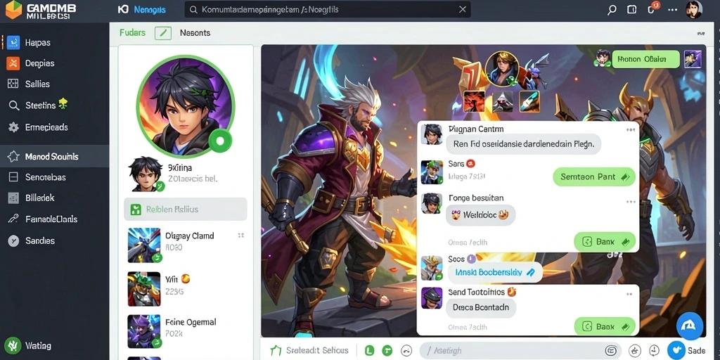 Screenshot menunjukkan mode permainan yang menarik.